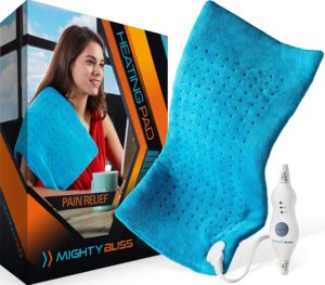 Mighty bliss large electric heating pad for menstrual cramps