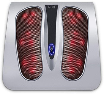 Miko Foot Massager Machine with Heat, Great for Plantar Fasciitis