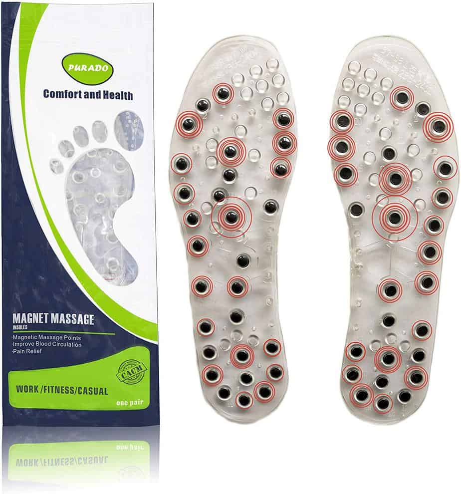 Magnetic Massage Insoles, Healthy and Breathable Acupoint Massage
