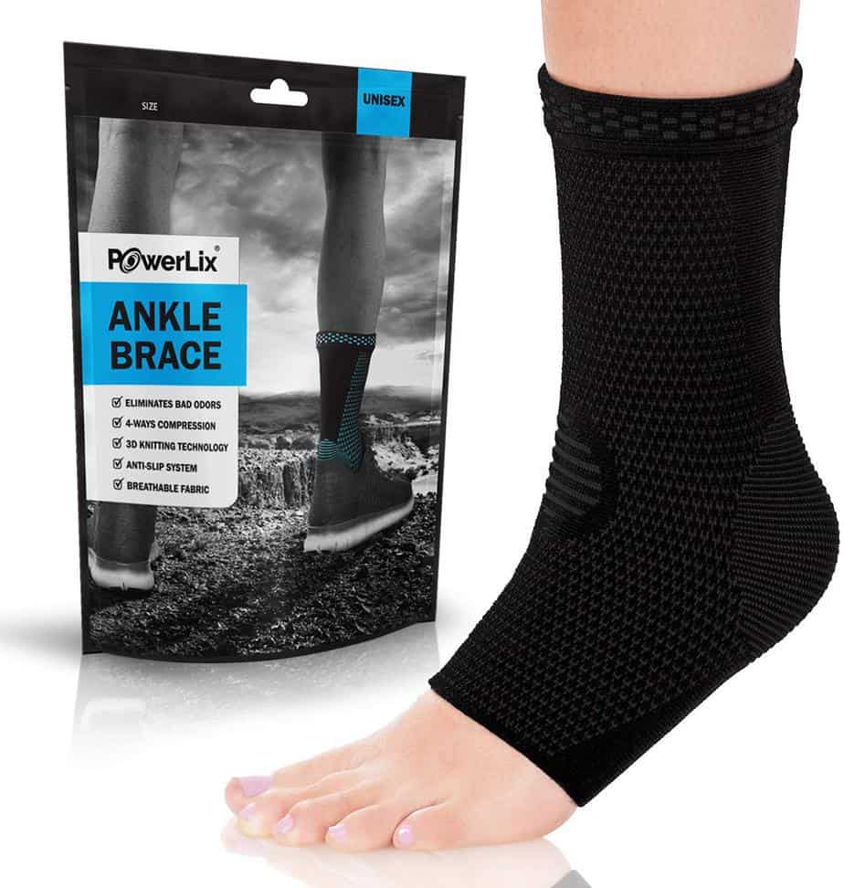 Powerlix Ankle brace compression support sleeve