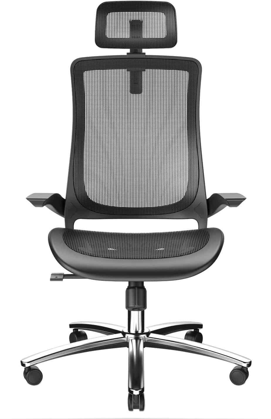 Bilko Office chair with breathable mesh seat and firm armrests