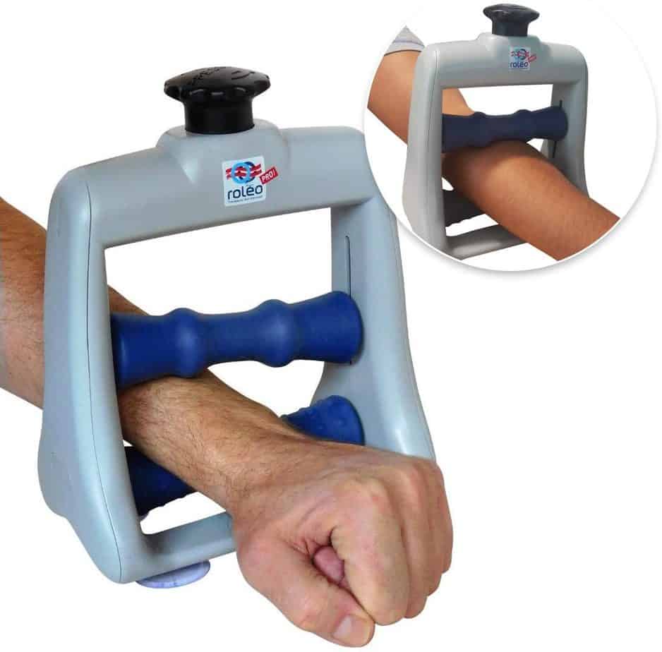 Roleo forearm massager for carpal tunnel