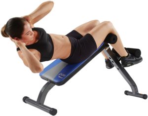 Pure Fitness Adjustable Ab Crunch Sit Up Bench