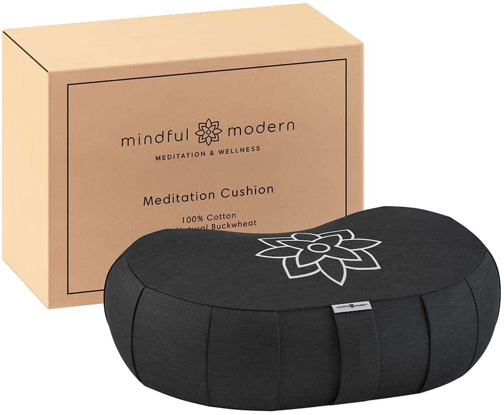 Mindful and Modern Crescent Meditation Cushion