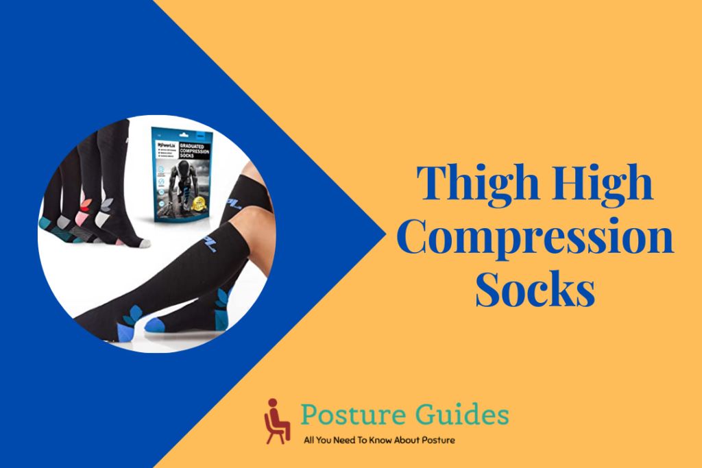 Thigh High Compression Socks for Pain Relief & Improved Circulation