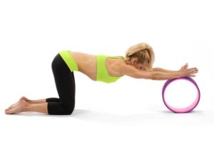 yoga wheel postures