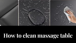 how to clean massage table